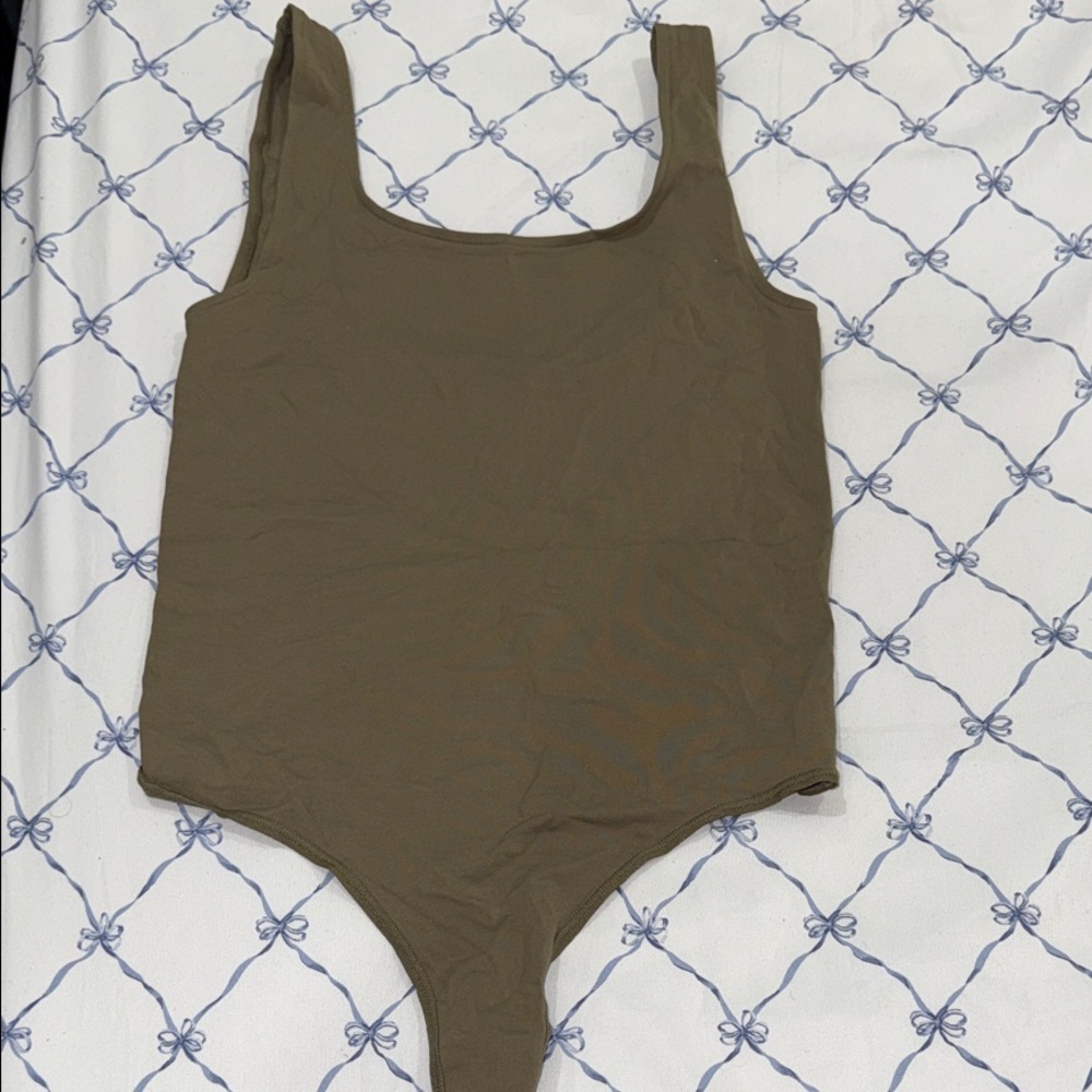 Skims Olive Bodysuit